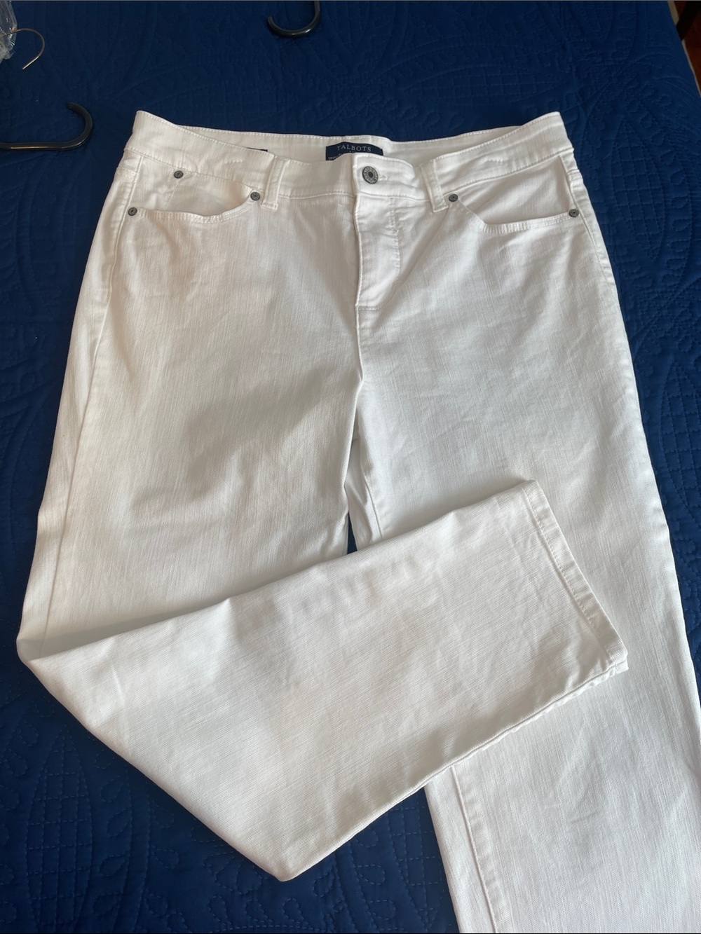 Talbots White Straight-Leg Women's Jeans